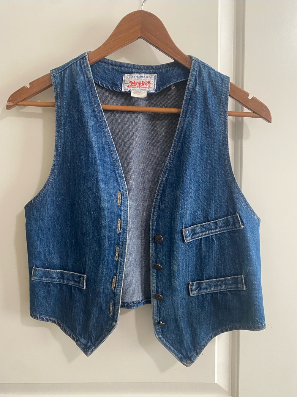 Vintage Levi's Blue Denim Vest
